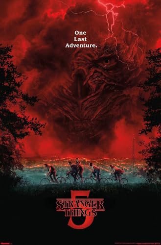 Netflix Stranger Things: Season 5 (2025) - Key Art Wall Poster, 34L" x 22.4W", Unframed Version
