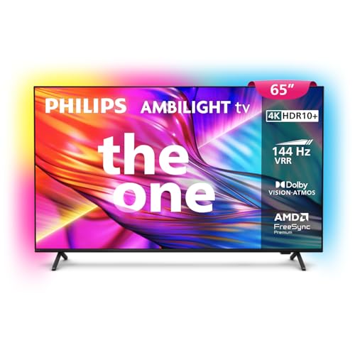 PHILIPS, Smart TV, Ambilight ​THE ONE 65" 4K 144 Hz, Titan OS, 65PUG8929/78, P5, DTS Play-Fi, Freesync, Dolby Vision e A...