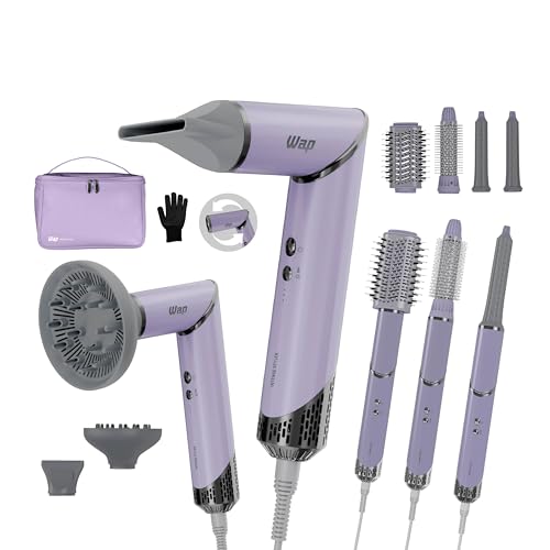 Secador e Modelador de Cabelo WAP INTENSE STYLER WS1600 1250W | 5 em 1, Tecnologia Coanda, Motor Digital, Maleta, 127V