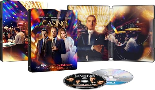 Casino - 30th Anniversary Limited Edition Steelbook 4K Ultra HD + Blu-ray + Digital