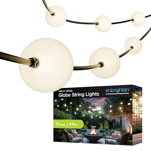 Enbrighten Globe Outdoor String Lights 44ft