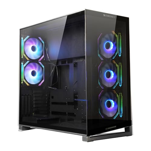 Get 68% Off Zebronics Shadowcore Gaming Case for ₹11,020 - Premium Full-Tower with 5 ARGB Fans & Vertical GPU Support