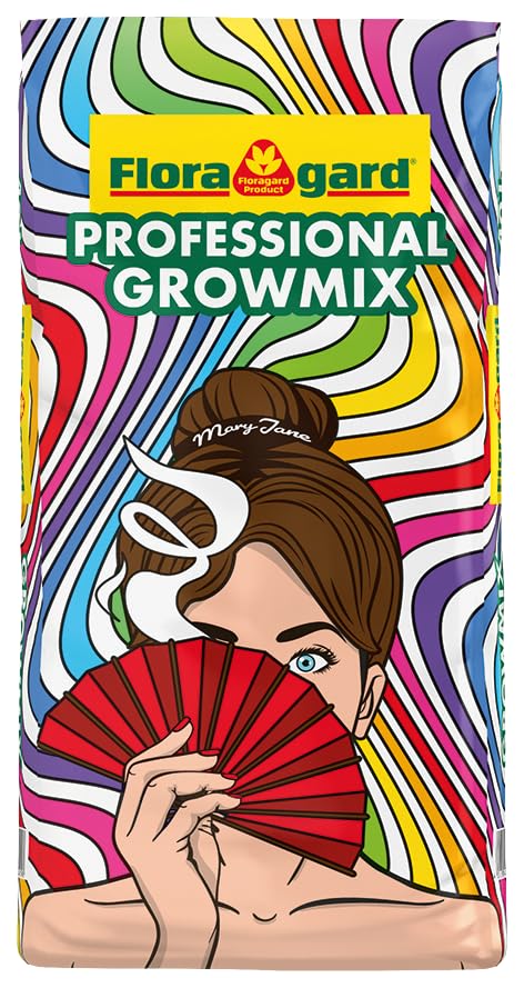 🔥 SELTEN SO GÜNSTIG (-42%) Floragard Professional Growmix, Topfsubstrat mit Weißtorf, Schwarztorf und Perlite, 40 L