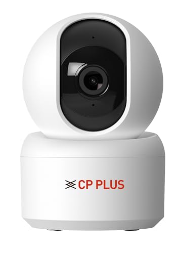 CP PLUS 4MP Quad HD Smart Wi-Fi CCTV Camera for Home | 360° Pan & Tilt | CTC Cyber Secure Tech | View & Talk | Smart Detection Suite | IR Night Vision