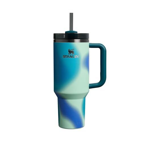 STANLEY 1913 Quencher H2.0 FlowState Trinkbecher 1.2L - Coastal Teal Motion