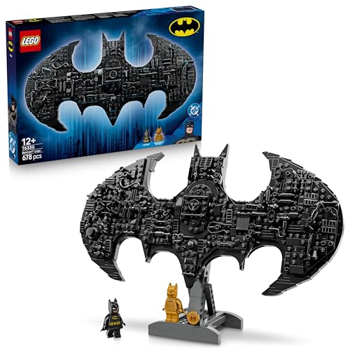 (-43%) LEGO DC Batman: Batman Logo - Superhelden Spielzeug mit Minifiguren - Kreativer Modellbau für Jungen und Mädchen - DIY Deko für Kinderzimmer - Geschenk für Fans ab 12 Jahren - 76330