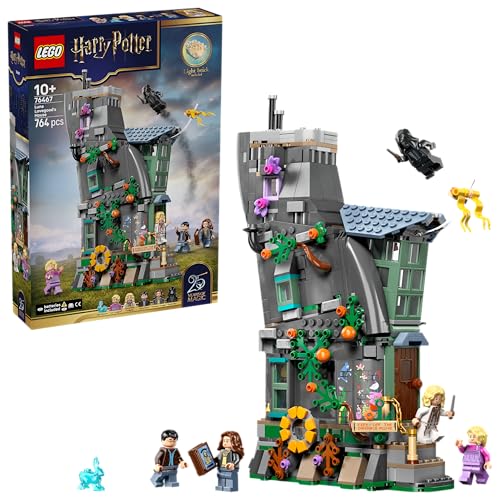 (-40%) LEGO Harry Potter Luna Lovegoods Haus - Modellbau mit Leuchtstein und 5 Minifiguren - Baukasten DIY Deko fürs Schlafzimmer - Kreatives Geschenk für Mädchen, Jungen und Fans ab 10 Jahren - 76467