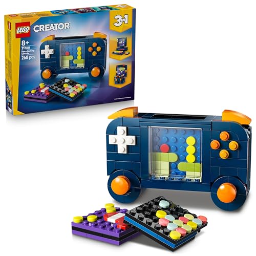 (-45%) LEGO Creator 3in1 Retro Gaming Console - Transforms into an Arcade Machine or Computer w/Keyboard & Mouse - Gamer Gift Idea for 8+ Year Old Boys & Girls - 31380