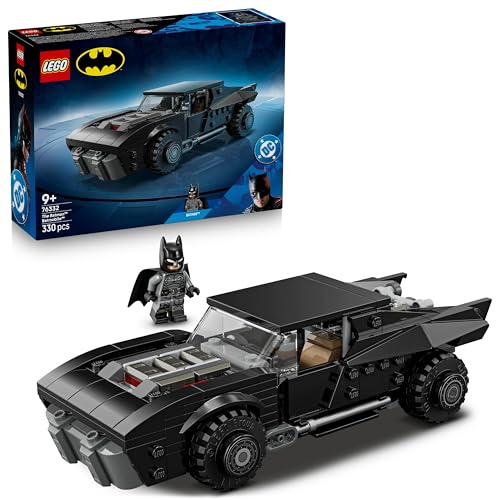 LEGO DC Batmobile di Batman - Macchina Giocattolo - Kit di Modellismo da Collezione con Minifigure del Supereroe e Moneta d'Oro - Regalo per Bambini e Ragazzi da 9 Anni in su Fan del Film - 76332 : Am
