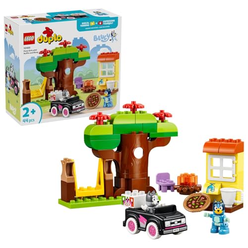 🔥 STARKER PREIS (-50%) LEGO DUPLO Bluey: Pizza-Schwestern mit Muffin und Bluey 10469