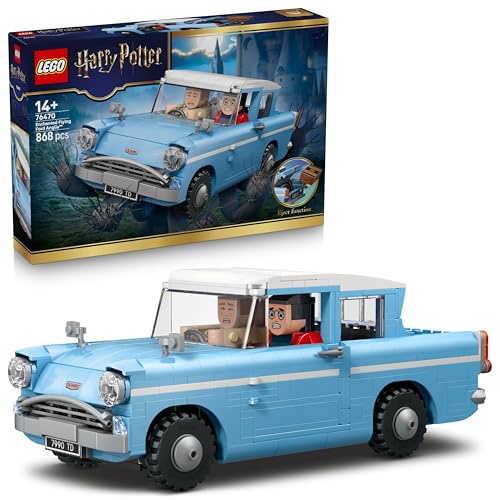 (-37%) LEGO Harry Potter Fliegender Ford Anglia - Auto Spielzeug Set für Kinder mit 3 Figuren zum Spielen und Ausstellen - Geschenk für Jungen, Mädchen und alle Fans ab 14 Jahren - 76470