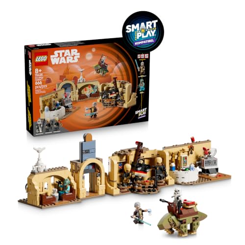 (-45%) LEGO Star Wars 75425 SMART Play: Mos Eisley Cantina - Compatible Interactive Toy Set incl. 3 SMART Tags and 2 Minifigures - Gift Idea for 8+ Year Old Boys, Girls & Adult Fans
