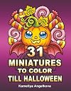 31 Miniatures to Color till Halloween