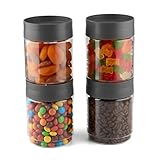 Storage Jar Set of 4 1000ml x 4 Transparent