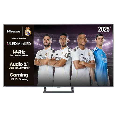 (-25%) Hisense 98E7Q Fernseher, 98 Zoll, 2480 Mm, 4K UHD QLED, Smart TV, 144Hz Game Mode PRO, AI 4K Upscaler, Smoothmotion, Lichtsensor, Colour, Dolby Vision Atmos, Sprachsteuerung, EZPlay
