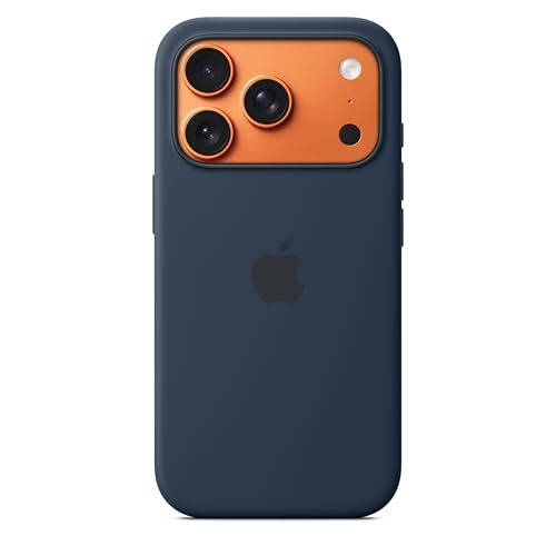 Apple iPhone 17 Pro Silicone Case with MagSafe and Camera Control: Lightweight Phone Case, Wireless Charging Compatible, Smooth Matte Finish; Midnight
