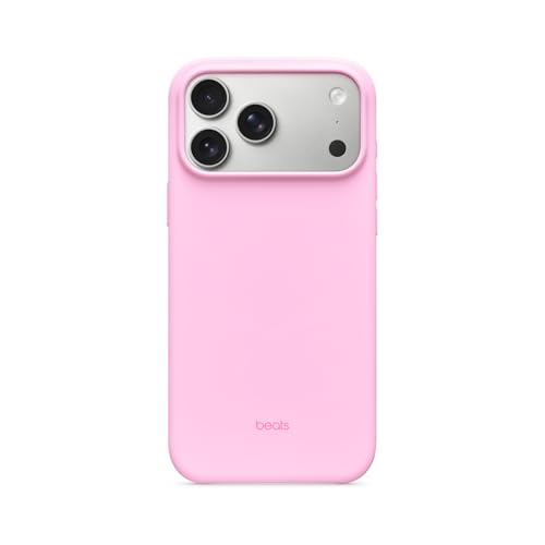 Beats iPhone 17 Pro Max Case with MagSafe & Camera Control, Matte Finish, Microfiber Lining – Pebble Pink