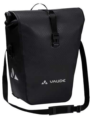 VAUDE Fahrradtasche für Gepäckträger Aqua Back Single 1 x 24 L, Hinterradtasche wasserdicht, Fahrrad Gepäckträgertasche hinten, einfache Befestigung –