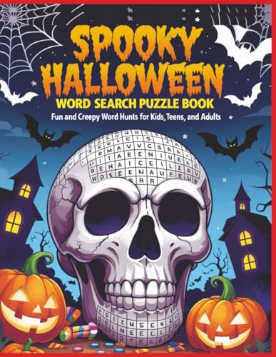 Spooky Halloween Word Search Puzzle Book