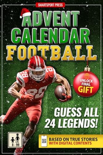 Advent Calendar Football: Guess The 24 Legends. Each Day an Epic Story. Scan the QR, Guess the Champion, and Collect Unique Digital Cards. Includes WebApp. Perfect Gift for Adults and Teens