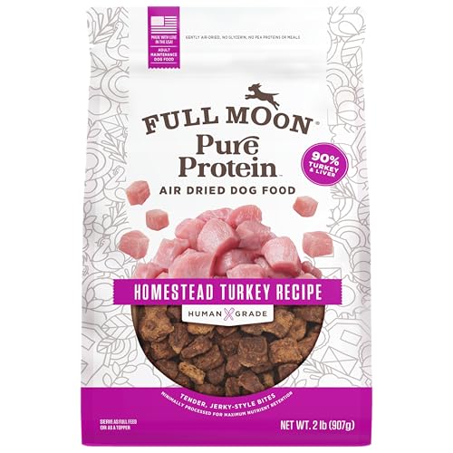 Full Moon Pure Protein Air Dried Dog Food | Ranch Raised Beef Recipe 1lb