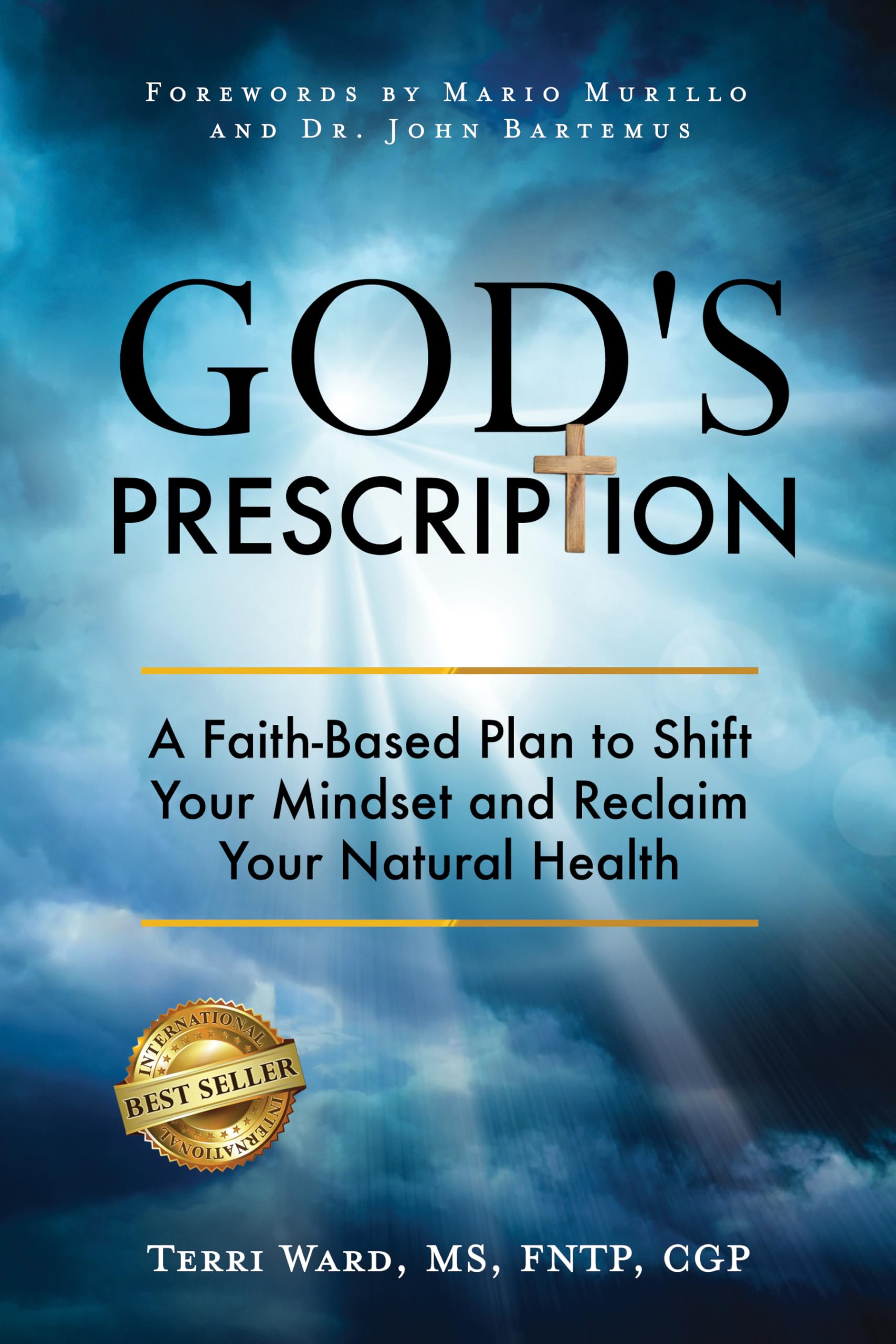 Cover of God's Prescription: A Faith-Based Plan to Shift Your Mindset and Reclaim Your Natural Health by Terri Ward