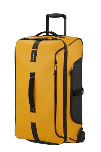 (-38%) Samsonite Paradiver Light - Reisetasche mit Rollen (67 cm), Medium, Wasserabweisend, Leicht, 74.5 L, Gelb (Yellow)