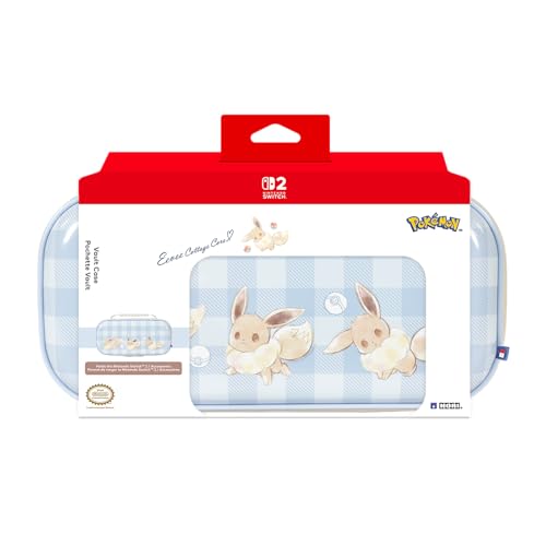 HORI Vault Case for Switch 2 (Eevee Cottage Core) for Nintendo Switch 2 - Officially Licensed by Nintendo and The Pokemon Company International