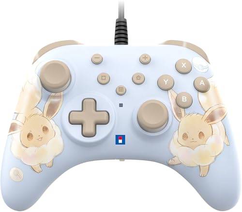 HORI HORIPAD Turbo (Eevee Cottage Core) for Nintendo Switch 2 - Officially Licensed by Nintendo and The Pokemon Company International
