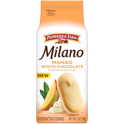 Pepperidge Farm Milano White Chocolate Mango Flavored Cookies, 7 Oz Bag : Grocery & Gourmet Food