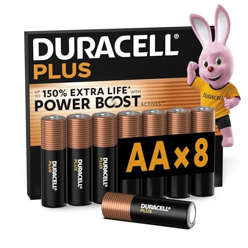 🔥 STARKER PREIS (-50%) DURACELL Plus AA Alkaline-Batterien (8 Stück) 1.5V, LR06