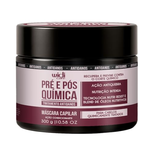 Máscara Widi Care Pré e Pós Química - 300g | Recupera e previne contra o corte químico