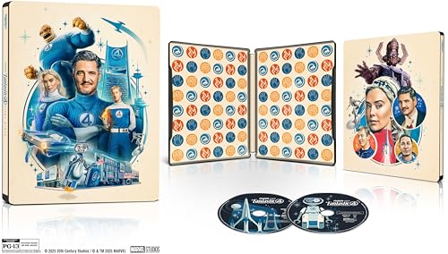 The Fantastic Four: First Steps - 4K UHD/BD Combo + Digital + Steelbook