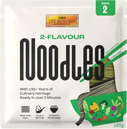 Lee Kum Kee 2-Flavour Noodles, 180 g Pack of 6