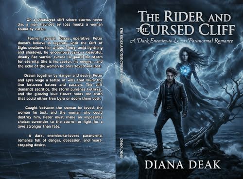 The Rider and the Cursed Cliff by Diana Deak, book cover