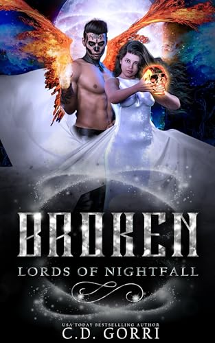 Broken book cover