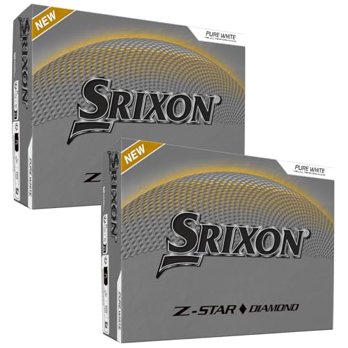 Srixon Z-Star Diamond Golf Balls, Diamond 3 (24 Pack), White : Sports & Outdoors