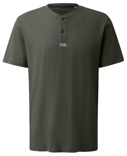 🔥 SELTEN SO GÜNSTIG (-65%) s.Oliver Herren T-Shirt – Regular Fit, Jersey, Knopfleiste