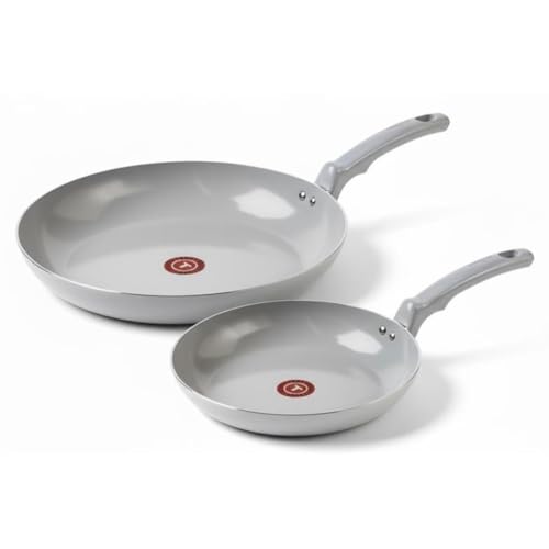 T-fal Ceramic Nonstick 2pc Fry Pan Set