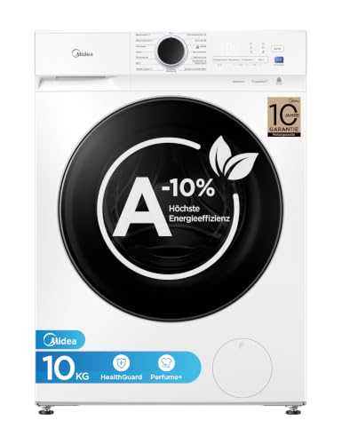 (-20%) Midea Waschmaschine 10 kg Energieeffizienzklasse A-10% weiß MFV3EW100BA10