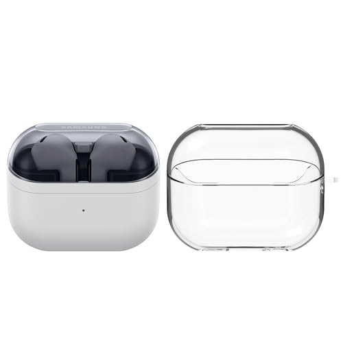 (-17%) Samsung Galaxy Buds3 FE, Kabellose In-Ear-Kopfhörer inkl. mobeen Soft Clear Case, Ausgewogener Klang, 360 Audio, Aktive Geräuschunterdrückung & Clear Call, AI Kopfhörer mit Gemini, Gray