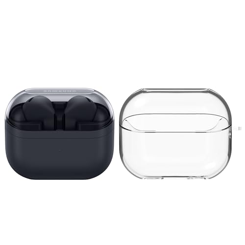 (-15%) Samsung Galaxy Buds3 FE, Kabellose In-Ear-Kopfhörer inkl. mobeen Soft Clear Case, Ausgewogener Klang, 360 Audio, Aktive Geräuschunterdrückung & Clear Call, AI Kopfhörer mit Gemini, Black