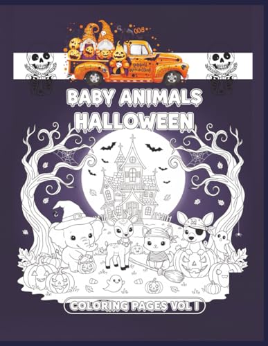 Baby-Animals-Halloween-Coloring-Pages-Vol – I