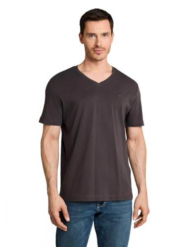 ⚡ BLITZDEAL (-59%) TOM TAILOR Herren Basic T-Shirt mit V-Ausschnitt