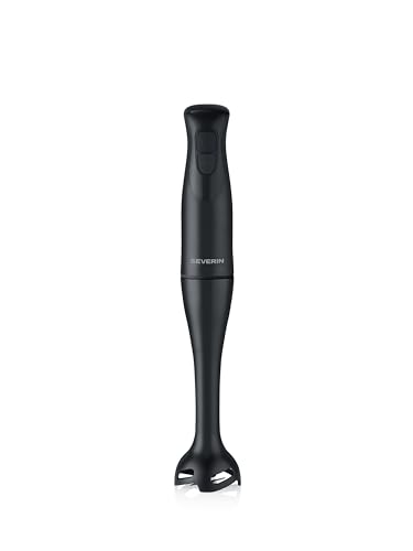 (-43%) Severin Stabmixer zum Pürieren und Zerkleinern, Mixstab, abnehmbarer Mixfuß, Turbotaste, 2-Klingen-Messer, einfache Reinigung, rutschfester Griff, für Smoothies, Shakes, Saucen, 350W, schwarz, SM 3760