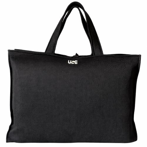 Capa Protetora Porta Travesseiro Viagem Bolsa Grande Tela - Preto