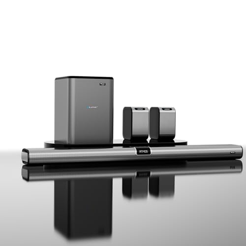 Blaupunkt SBW600 XCEED Emperor India’s Most Powerful 12.1.4 Dolby Atmos Home Theatre | 17 Runway Acoustic Drivers | 1200W RMS | 8" Wireless Subwoofer 