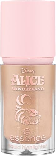 ⚡ BLITZDEAL (-58%) essence Disney Alice in Wonderland liquid highlighter, Nr. 01, Gold, strahlend, strahlend frisch, schimmernd, vegan, ölfrei, ohne Parfüm, ohne Alkohol, 1er Pack (4ml)