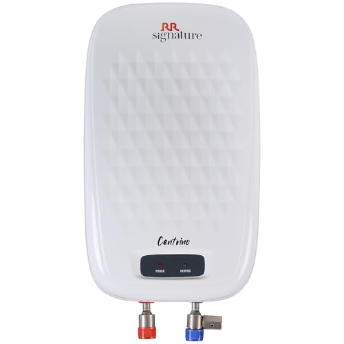 RR Signature Centrino 5L Water Heater for Home | Instant Storage Geyser with Whirflow Technology | 100% Copper Heating Element | Rust & Shock Proof Bo