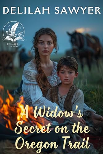 A Widow's Secret on the Oregon Trail (By: Delilah Sawyer) cover